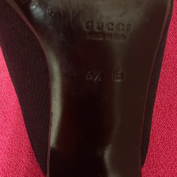 Gucci slides 3 1/2 heel - Picture 3 of 8